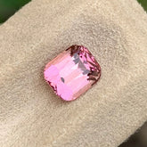 Baby pink tourmaline cushion cut loose stone