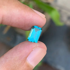 1.35 Carats Natural Sky Blue Tourmaline Gemstone