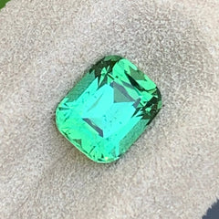 Afghan mint green tourmaline measuring 6.8 mm