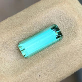 Untreated Emerald Cut Seafoam Tourmaline