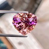 Heart shape Ametrine from Bolivia