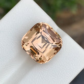12.15 Ct Golden Brown Imperial Topaz | Cushion Cut Pakistani Gemstone