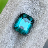 Lagoon blue Tourmaline measuring 7.2 × 5.9 × 5.0 mm