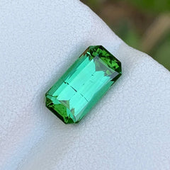 Discover the elegant beauty of this 2.70-carat Natural Bluish Green Tourmaline from Afghanistan, featuring a classic Shape and design