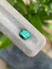 Natural 2.70 Ct Afghan tourmaline gemstone close-up