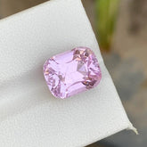 9.15 Ct Light Pink Kunzite – Cushion Cut Loose Gemstone