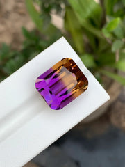 Natural Ametrine gemstone for statement rings and pendants