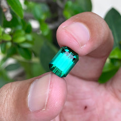 5.30 Carats Loupe Clean Bluish Green Tourmaline - Natural Loose Afghan Stone For rings