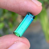2.70 Carats Bicolor Tourmaline Baguette Cut - Natural Loose Gemstone