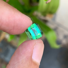 3.50 Carats Natural Bluish Green Tourmaline - Loose Afghan Gemstone For Jewelry