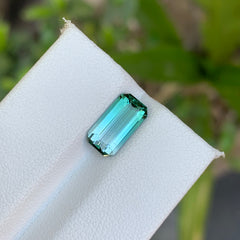 2.10 Carats Natural Green Bicolor Tourmaline - Loose Stone For Jewelry Making