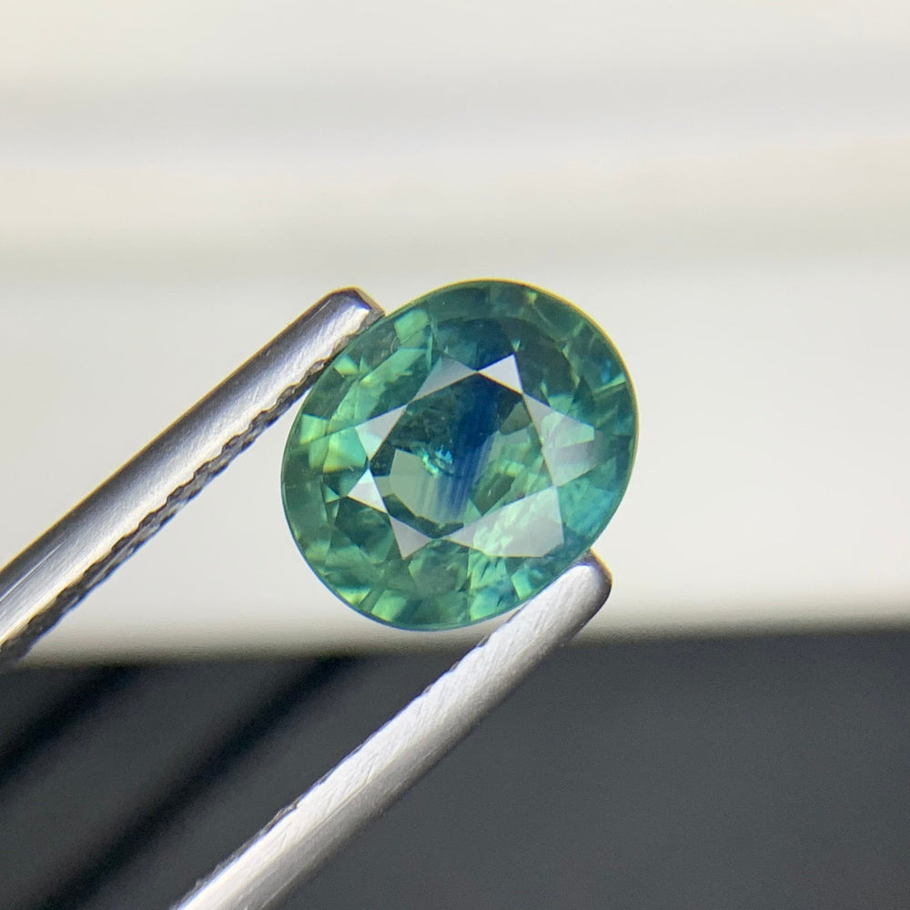 2.32 Carats Oval Cut Natural Greenish Blue Sapphire From Madagascar