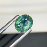 2.32 Carats Oval Cut Natural Greenish Blue Sapphire From Madagascar