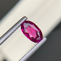 1.26 Carats Natural Ruby Oval Mixed Cut