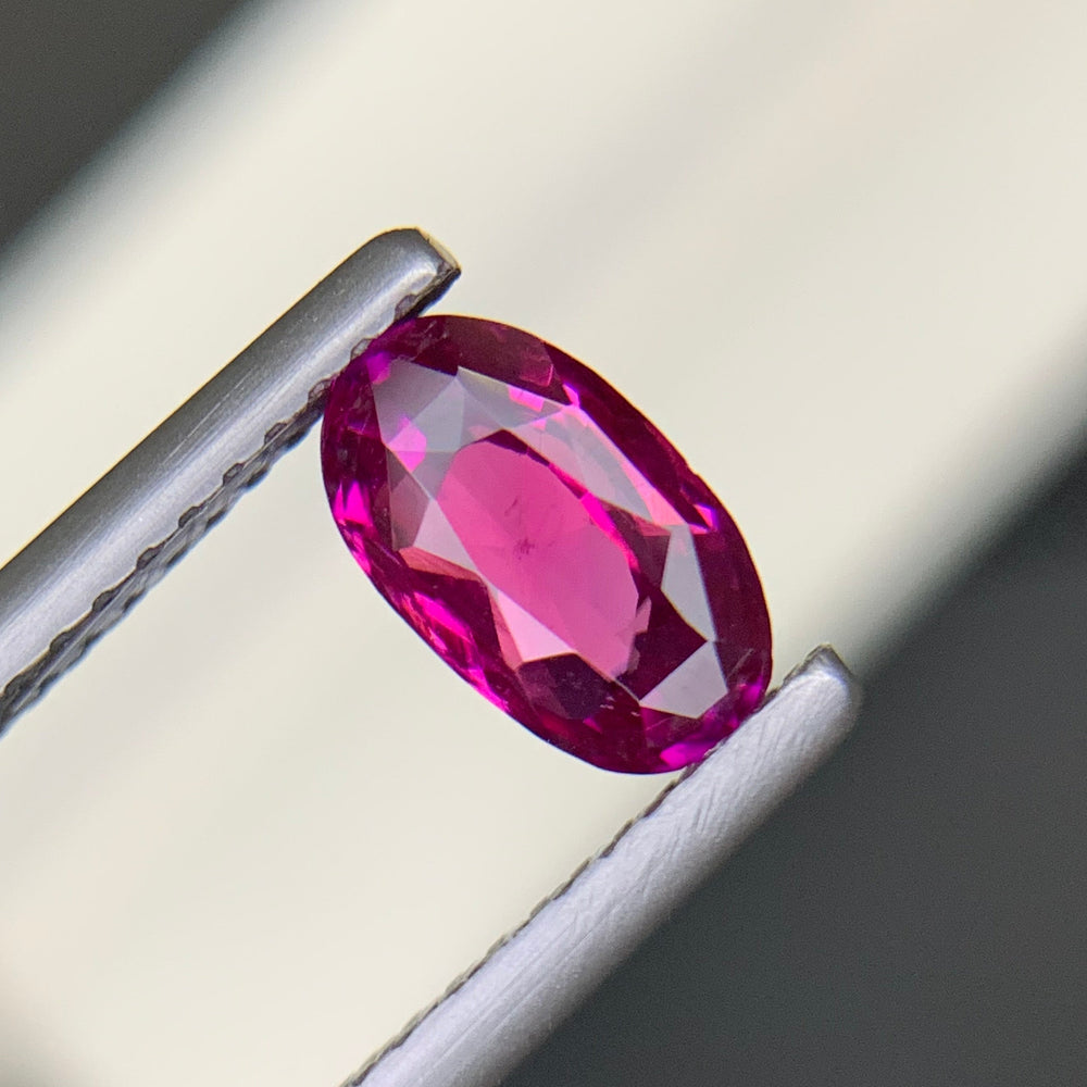 1.26 Carats Natural Ruby Oval Mixed Cut