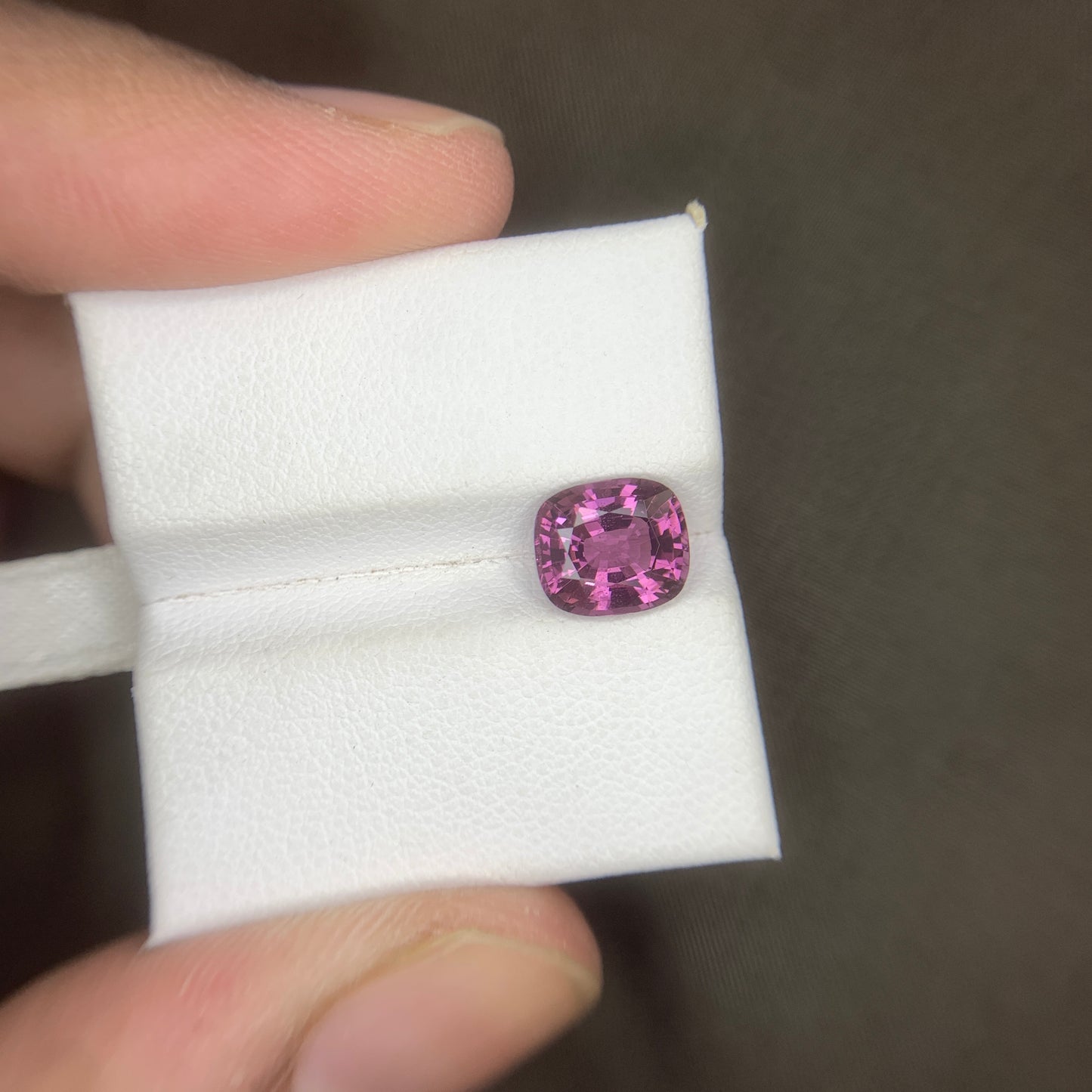 2.55 Carat Pink Spinel Cushion Cut – Natural African Untreated Pink Spinel Gemstone