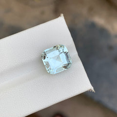 5.65 Carats Cushion Cut Aquamarine Gemstone From Pakistan