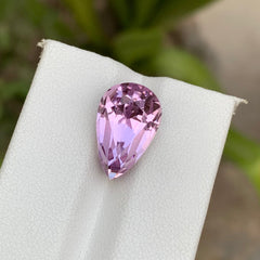 10.25 Carats Pear Shape Pink Kunzite Stone