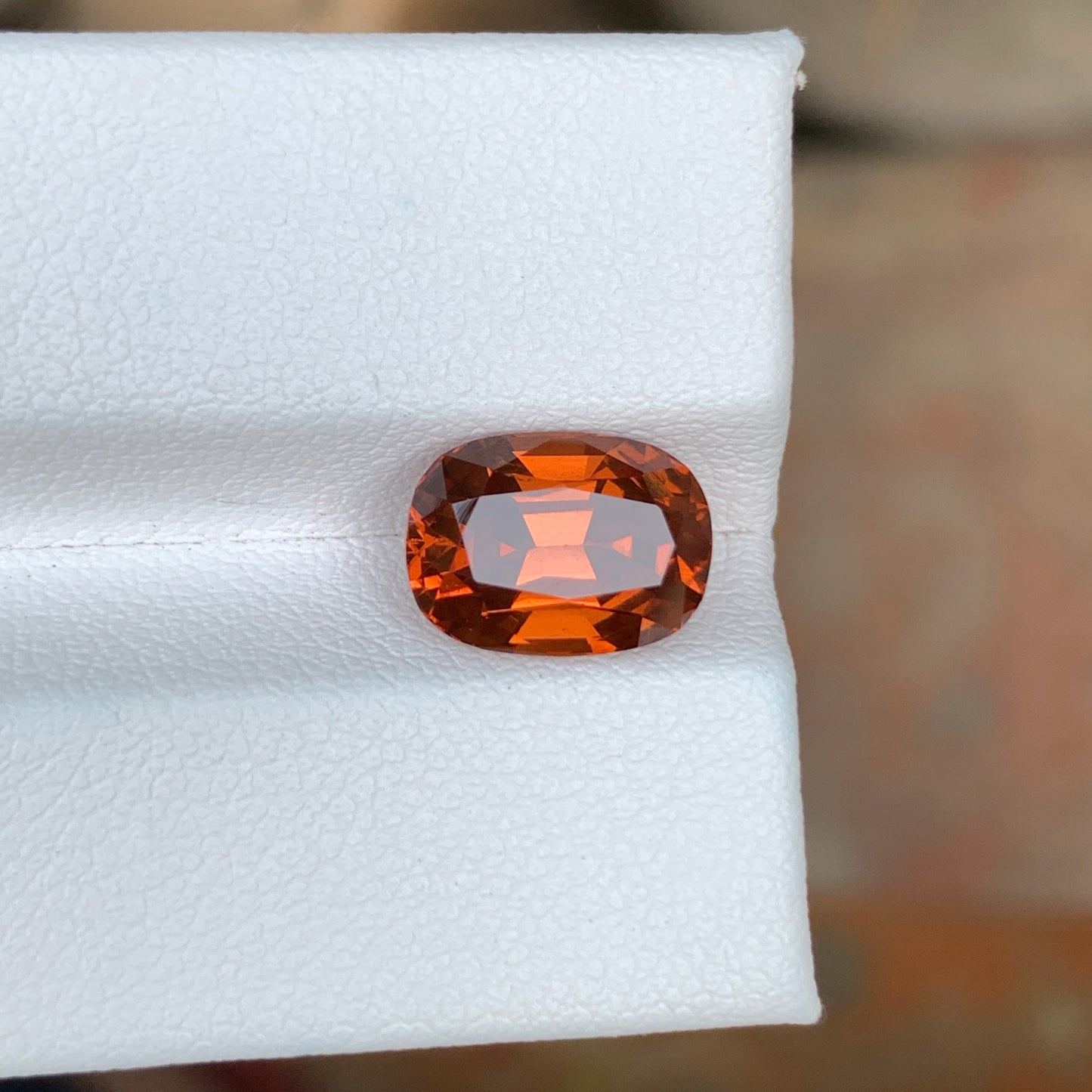 4.85 Carats Loose Hessonite Oval Shape Garnet Stone