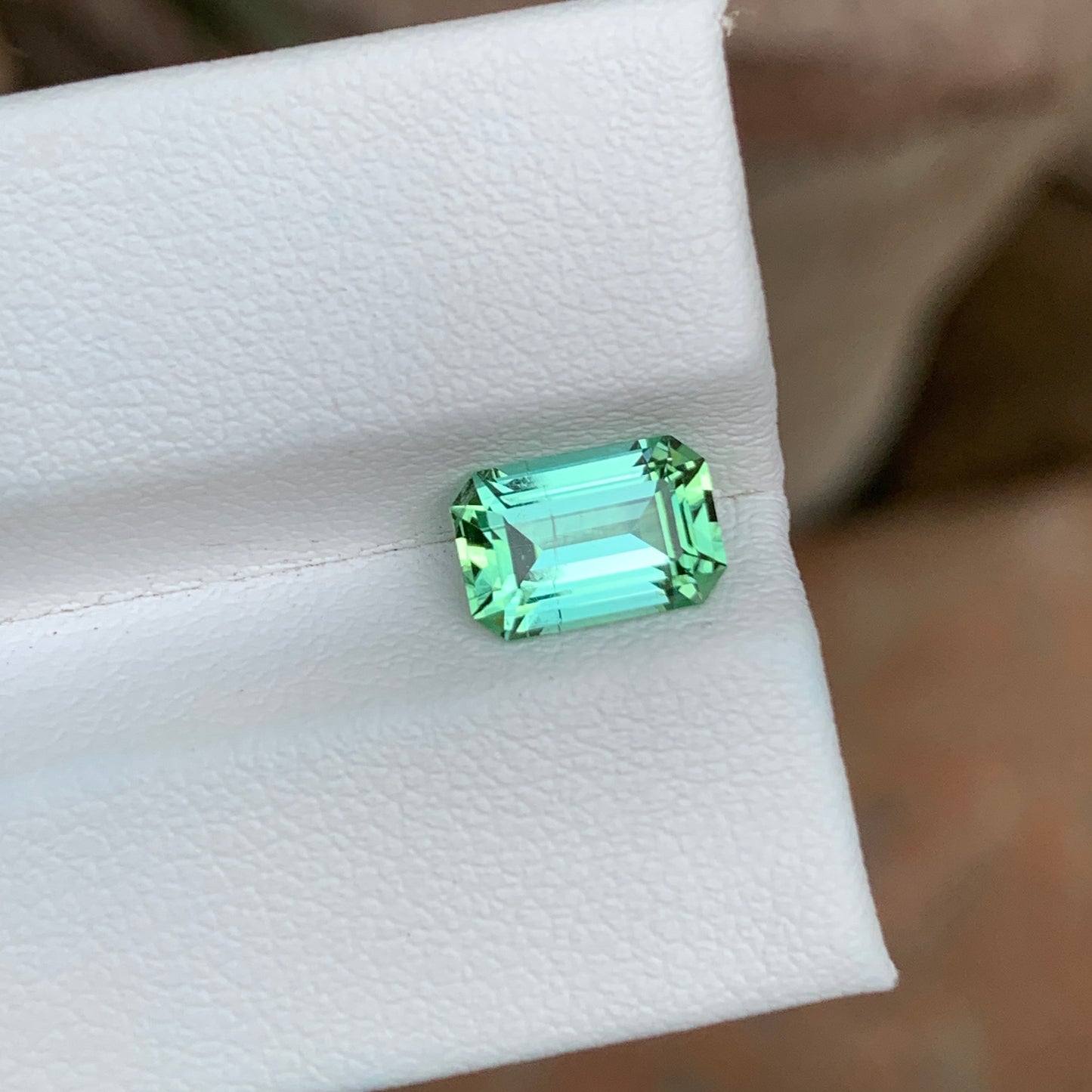 1.90 Carats Mint Lagoon Green Tourmaline Stone
