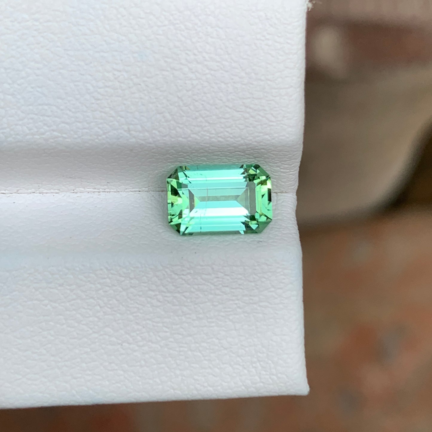 1.90 Carats Mint Lagoon Green Tourmaline Stone