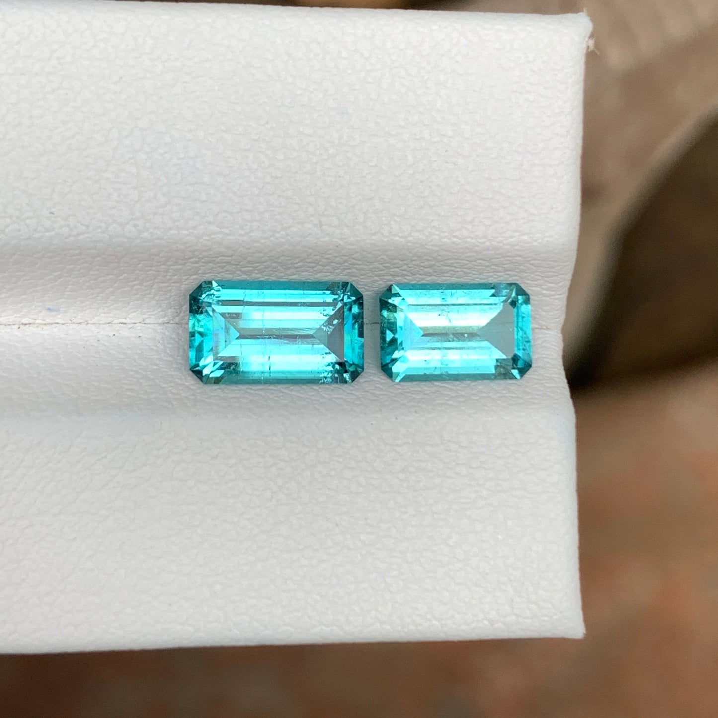 2.90 Carats Tiffany Blue Tourmalines