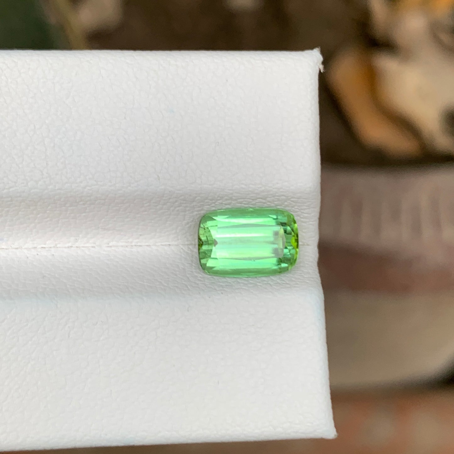2.35 Carats Apple Green Tourmaline