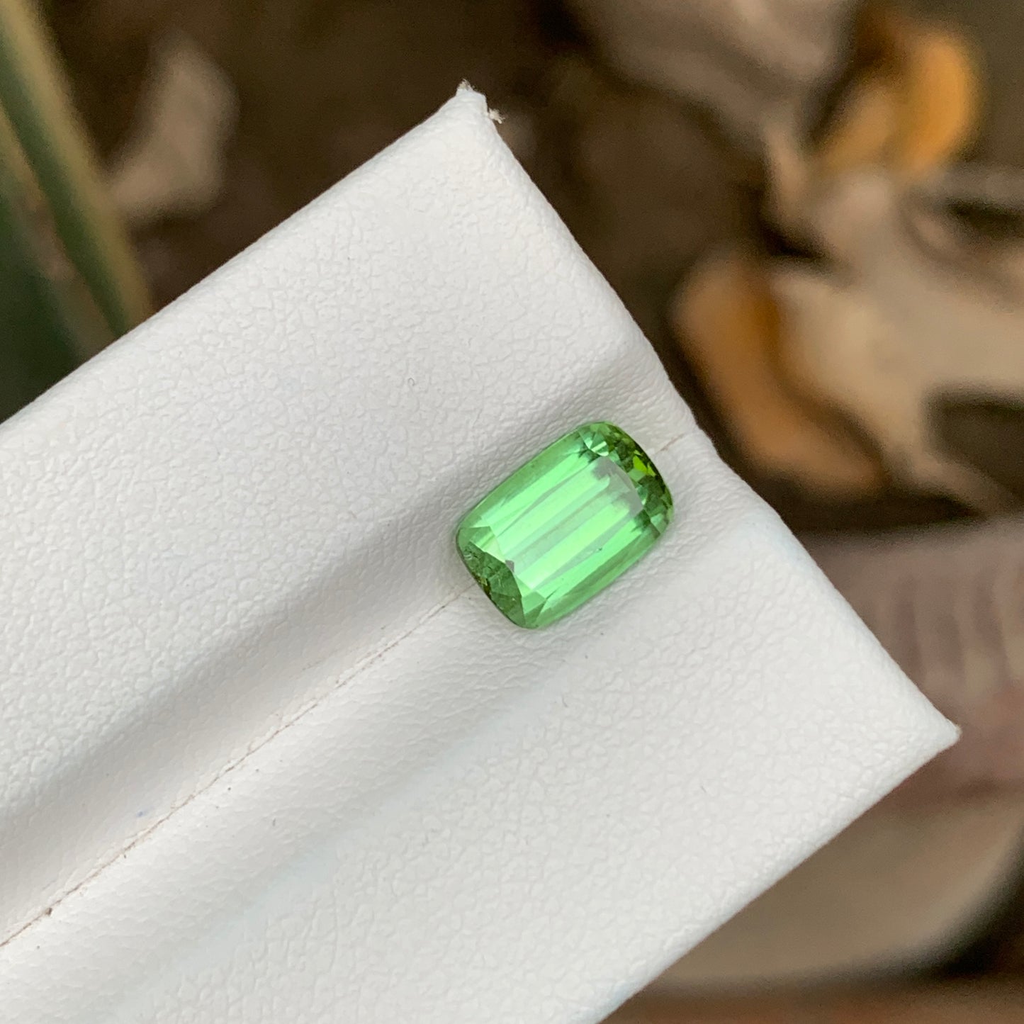 2.35 Carats Apple Green Tourmaline
