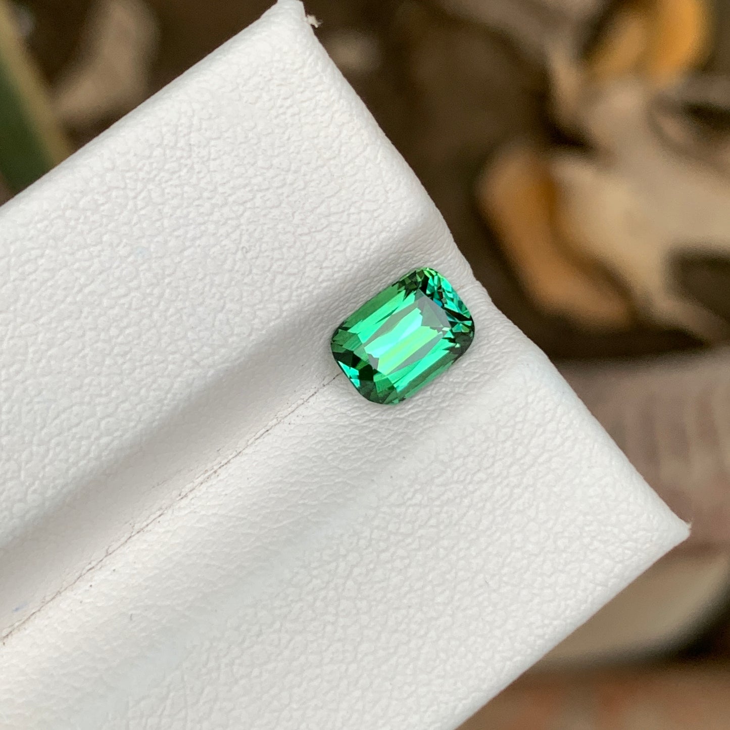 1.35 Carats Bluish Green Tourmaline