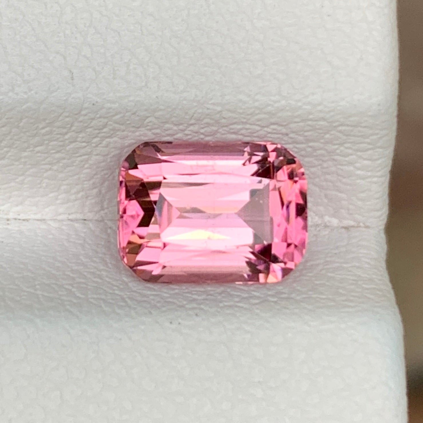 Pink Tourmaline Cushion Shape