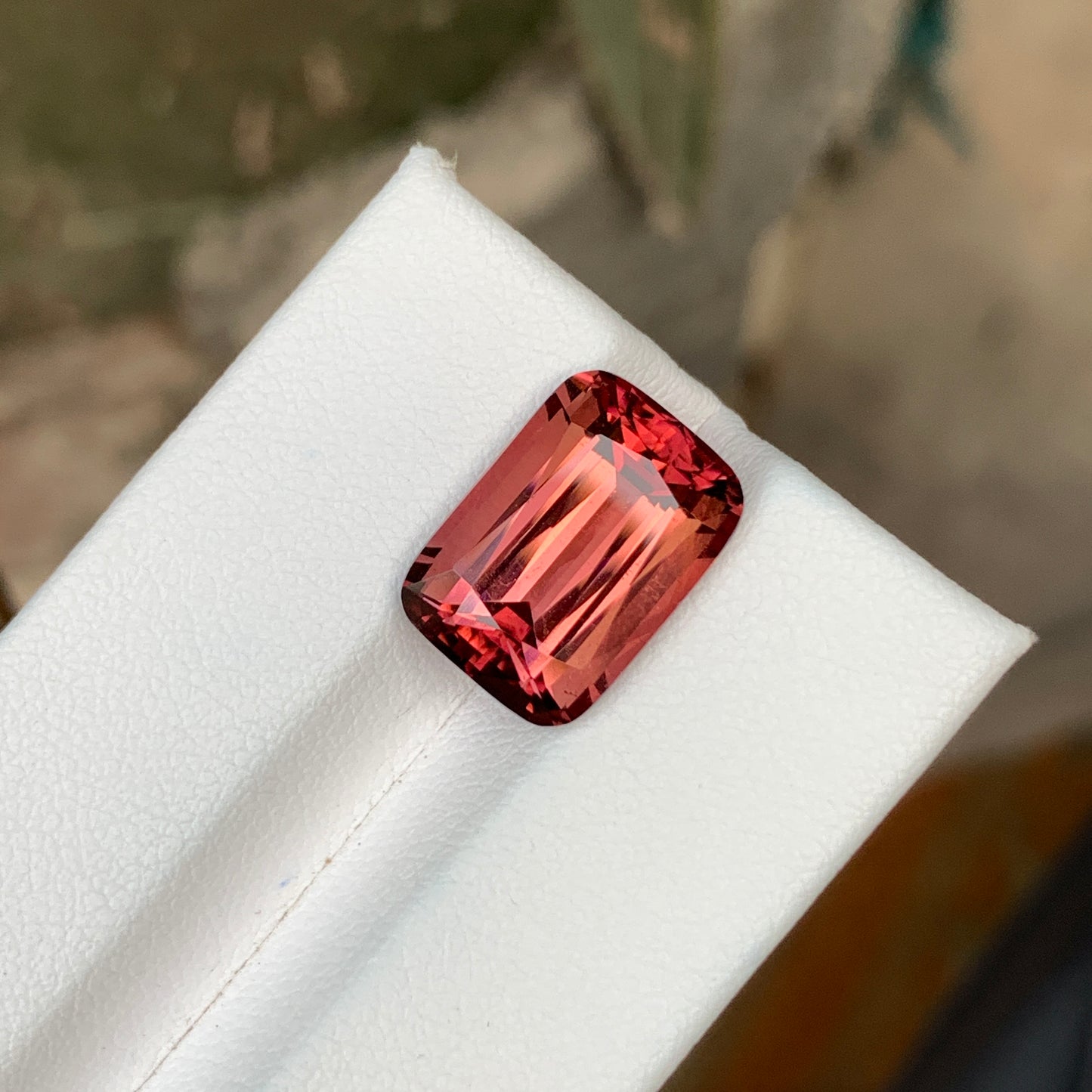 8.65 Carats Peach Pink Tourmaline