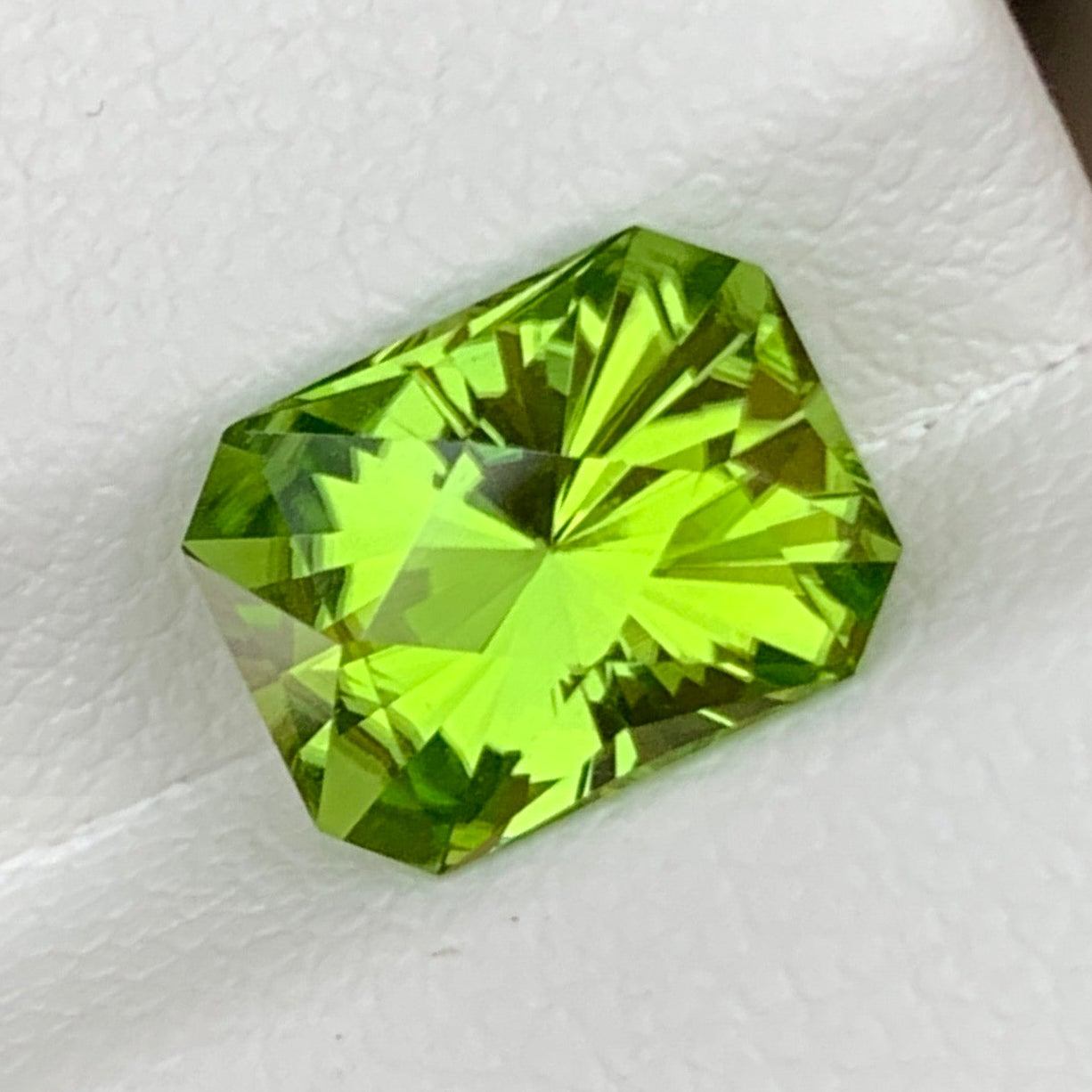 Peridot Stone Precision Cut