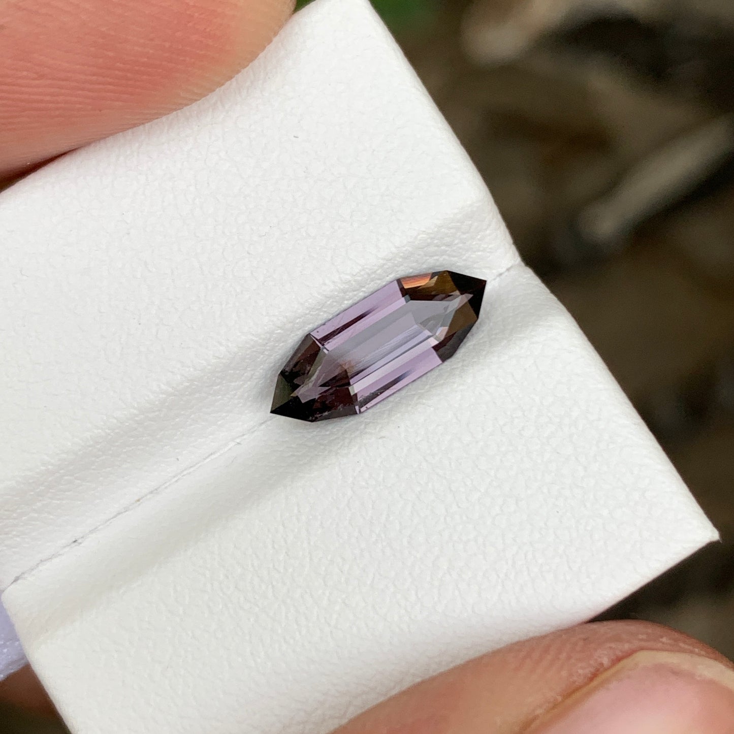 1.85 Carats Marquise Cut Purple Grey Spinel
