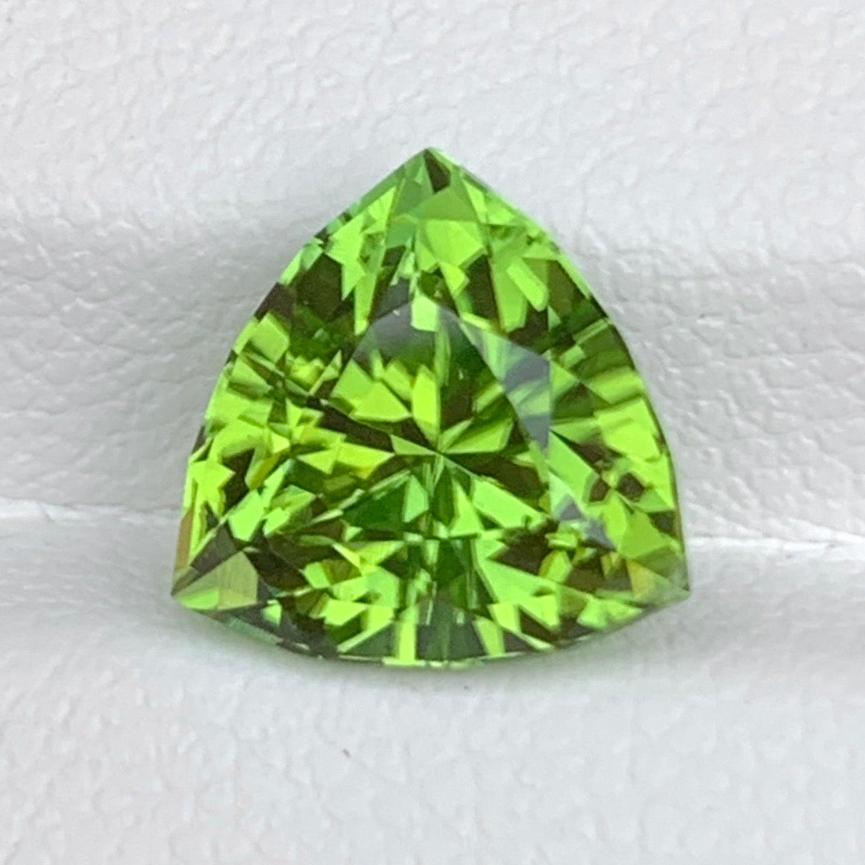 Precision Cut Trillion Peridot