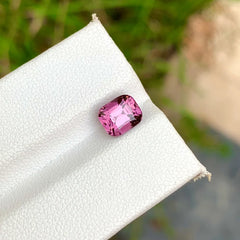Shop 2.00 ct natural magenta Spinel from Africa. This cushion-cut loose gemstone is a colorful choice for custom rings, pendants, and earrings.