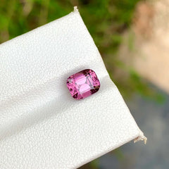African magenta Spinel measuring 6.9 × 5.9 × 4.9 mm