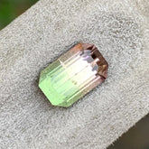 Natural 2.20 Ct pink and green Tourmaline from Afghanistan