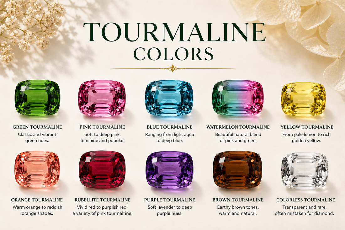 types of tourmaline colors