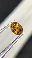 Untreated Oval Cut Golden Fire Sphene