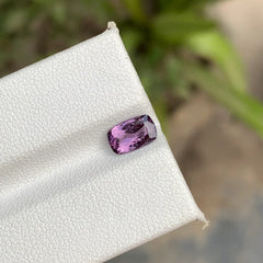 Natural pinkish purple spinel from Africa