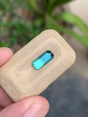 1.20 Ct blue and green Afghan Tourmaline