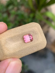 1.25 carat natural pink tourmaline loose gemstone