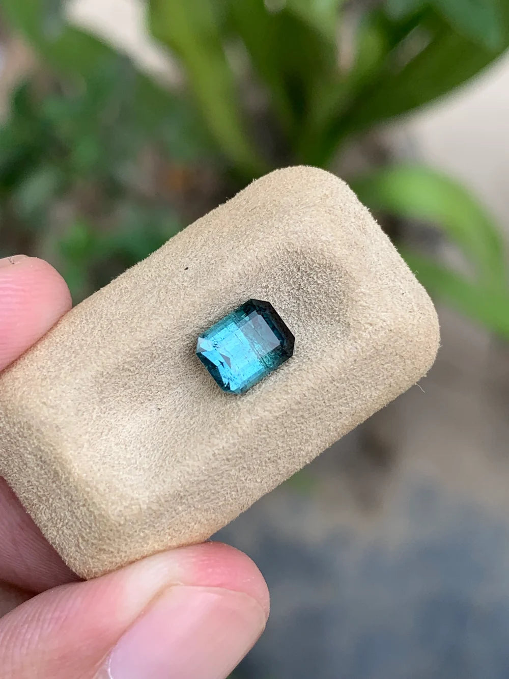 1.35 Ct Afghan Bicolor Tourmaline gemstone