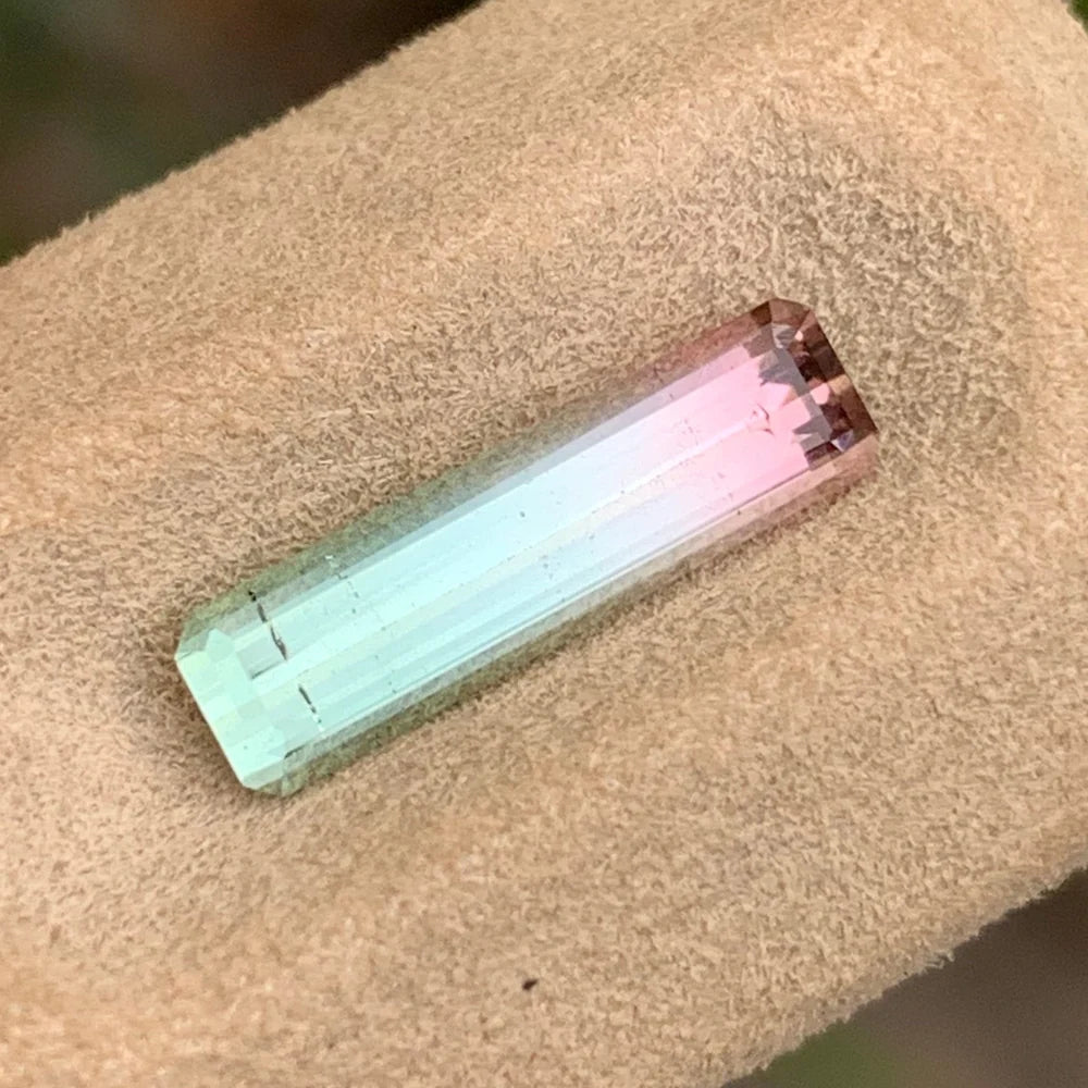 Natural untreated Green Pink Tourmaline