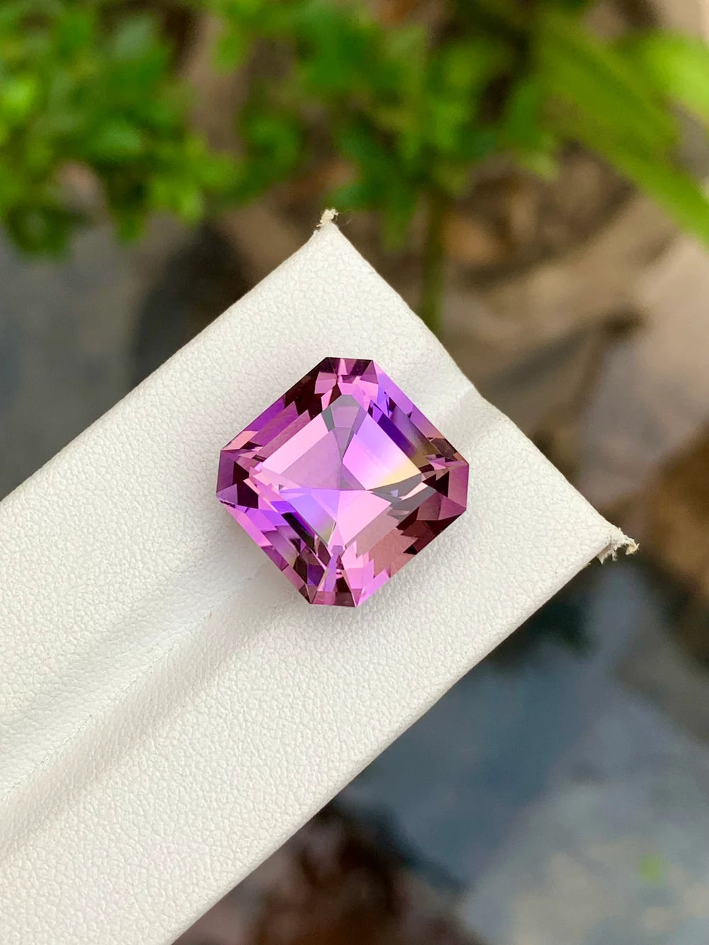 Natural 15.85 Ct bicolor Ametrine from Bolivia