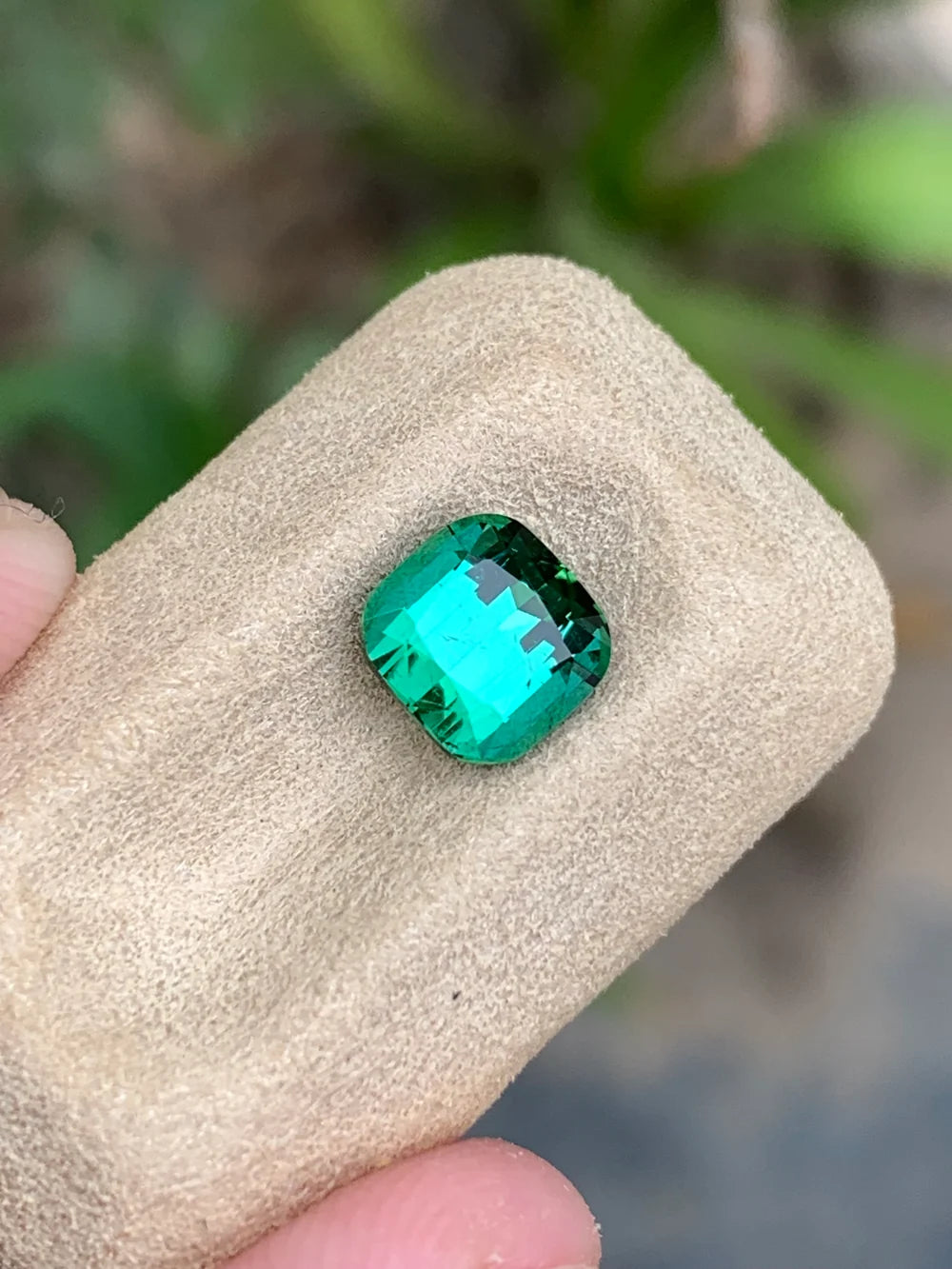Untreated Cushion Cut Tourmaline from Afghanistan