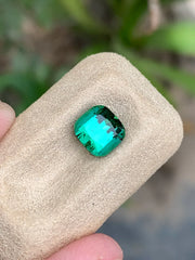 Untreated Cushion Cut Tourmaline from Afghanistan