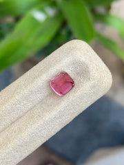 Soft pink Afghan tourmaline loose gemstone front view