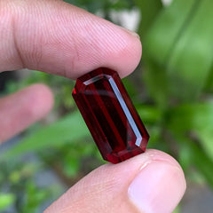 Deep Red Rhodolite Garnet 14.20 Carats - Natural January Birthstone