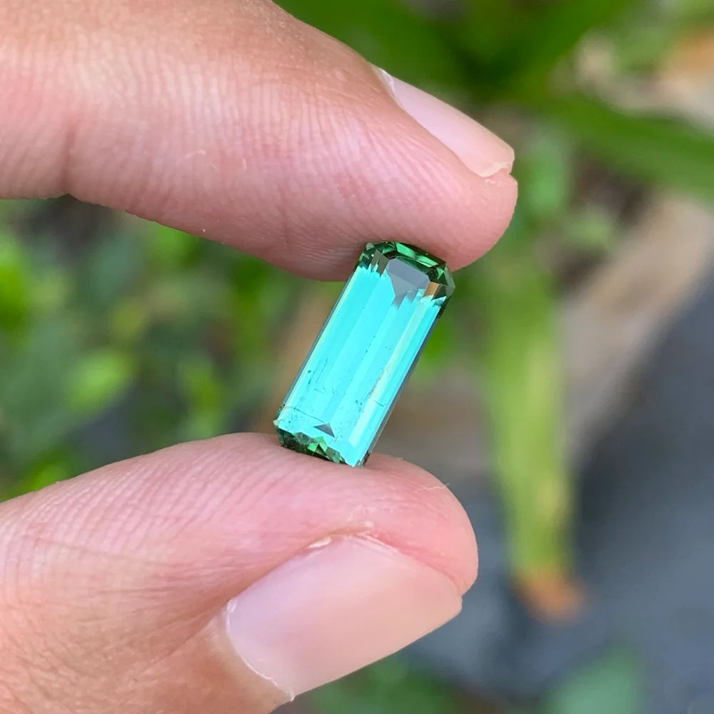 2.45 Ct Natural Bluish Green Tourmaline | Afghan Loose Gemstone